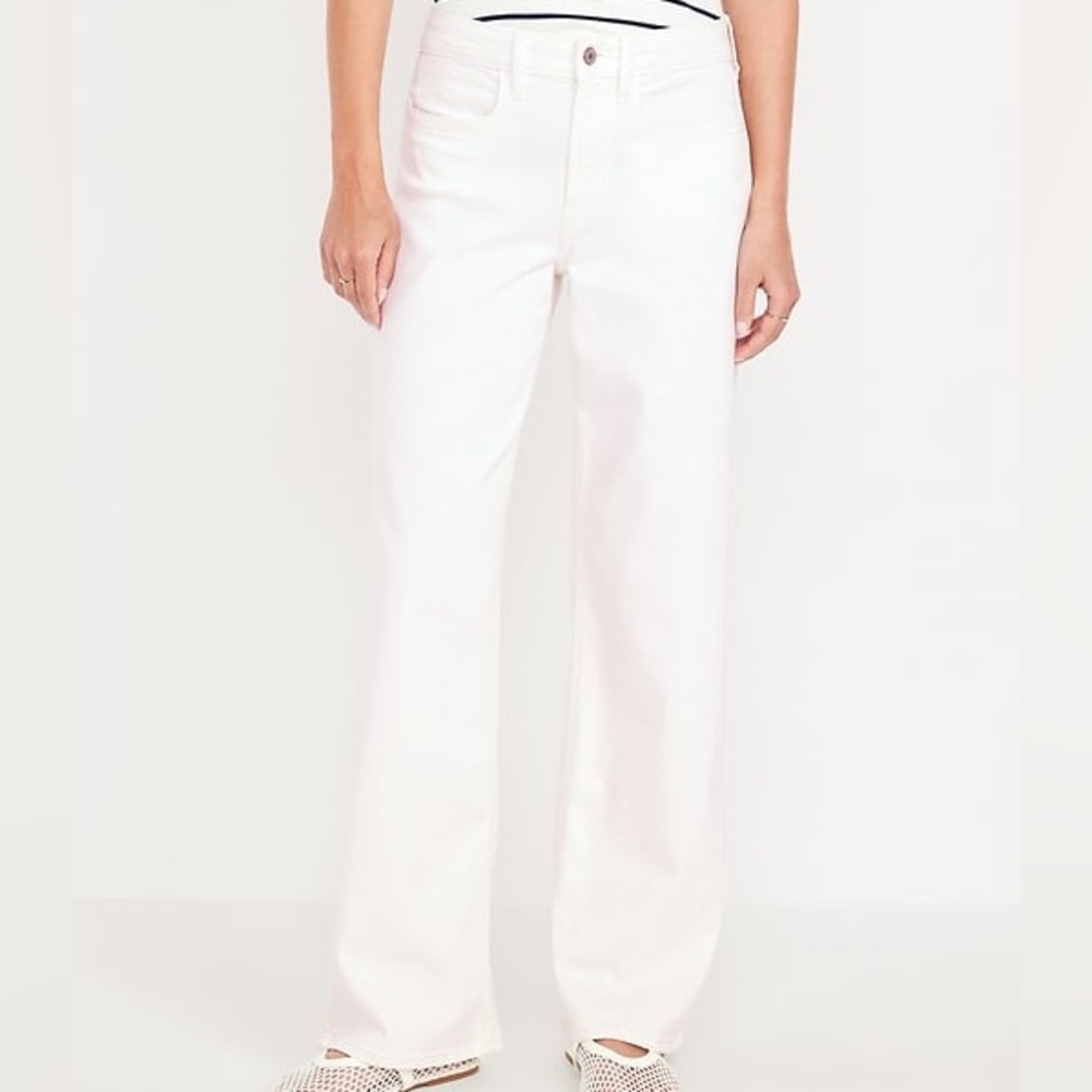 Old Navy Hi Rise Wow Wide Leg Jeans